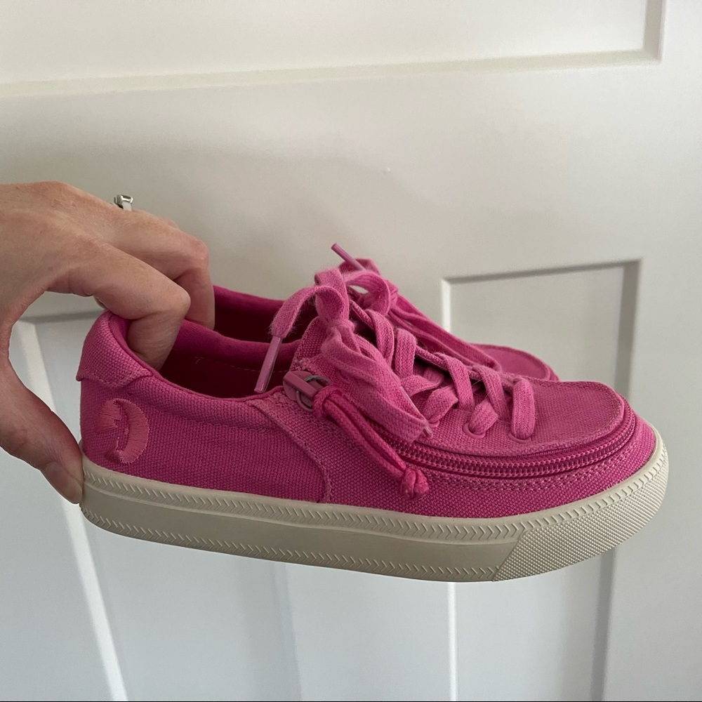 Billy Pink Zipper Sneakers